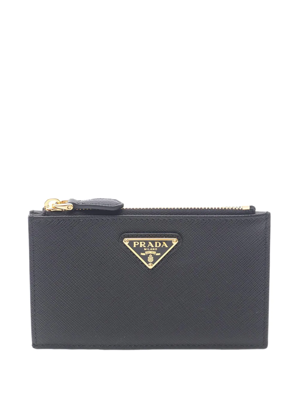 Prada Pre-Owned 2013-2026 Saffiano card holder - Nero