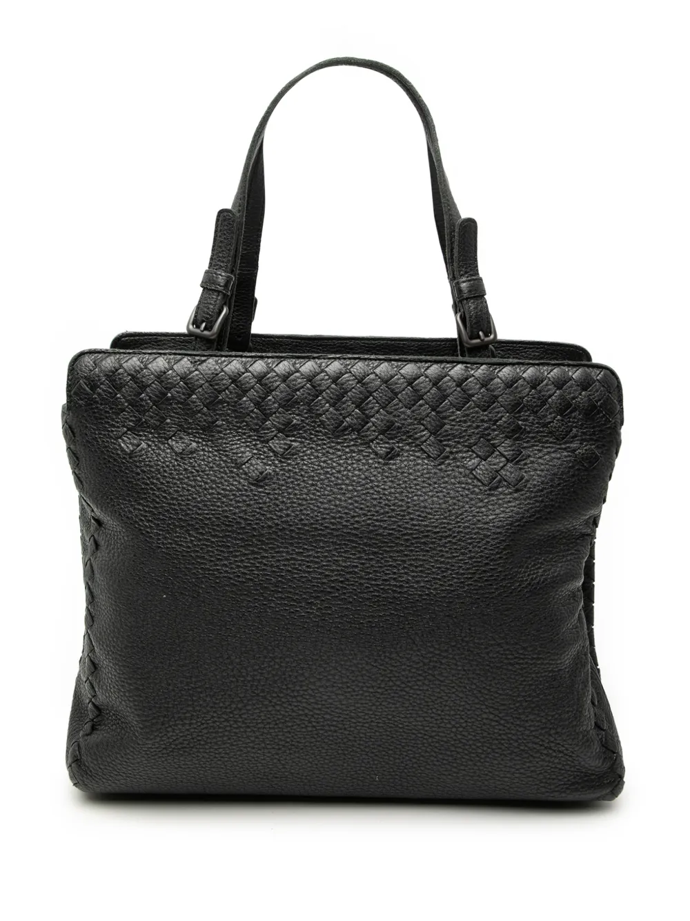 Bottega Veneta Pre-Owned 2012-2025 Grained Calfskin Intrecciato tote bag - Nero