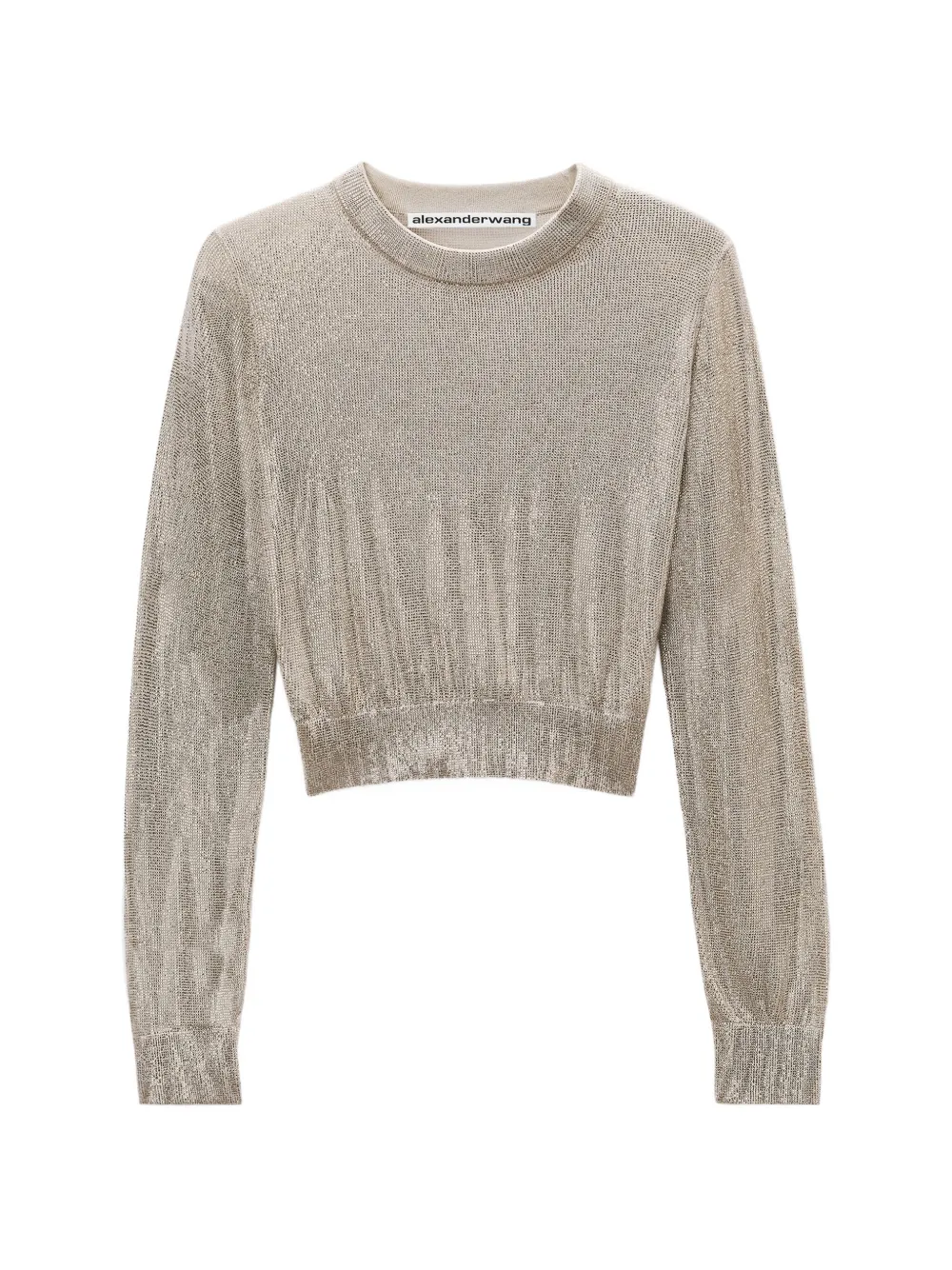 Alexander Wang crystal-embellished crop top