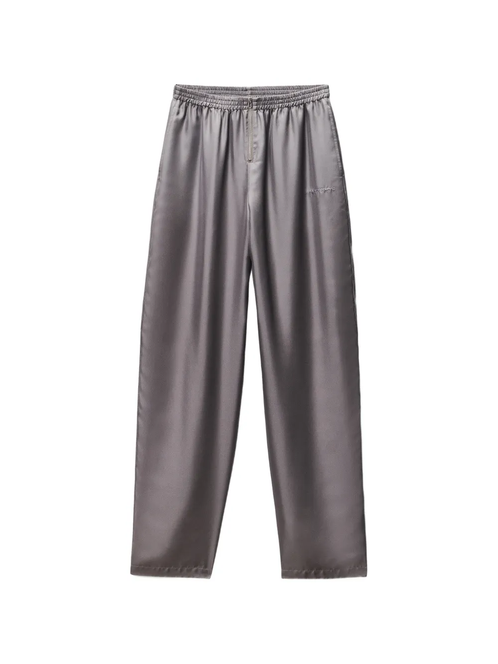 Alexander Wang Mid-rise Track-pants In Gray