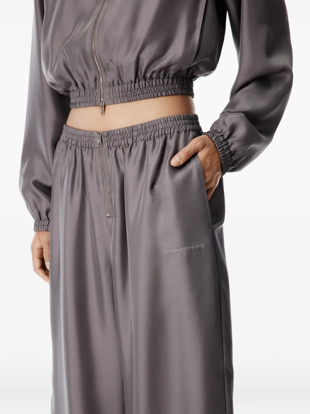 Alexander Wang Mid waist trainingsbroek Grijs