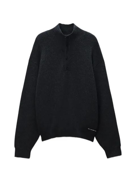 Alexander Wang knitted henley sweater