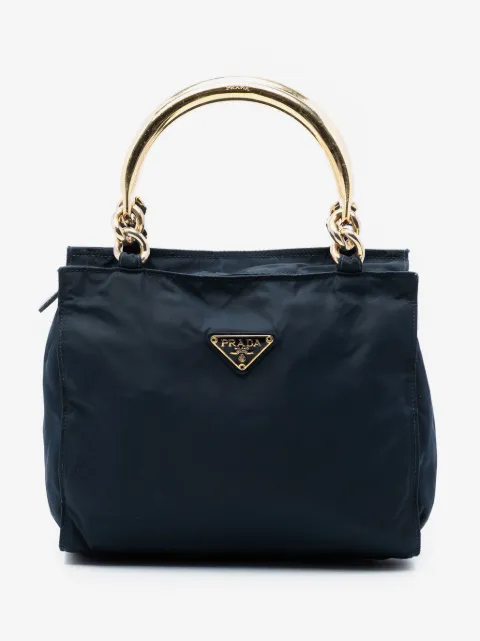 Prada Pre-Owned 2000-2013 Tessuto Metal Handle Bag handbag