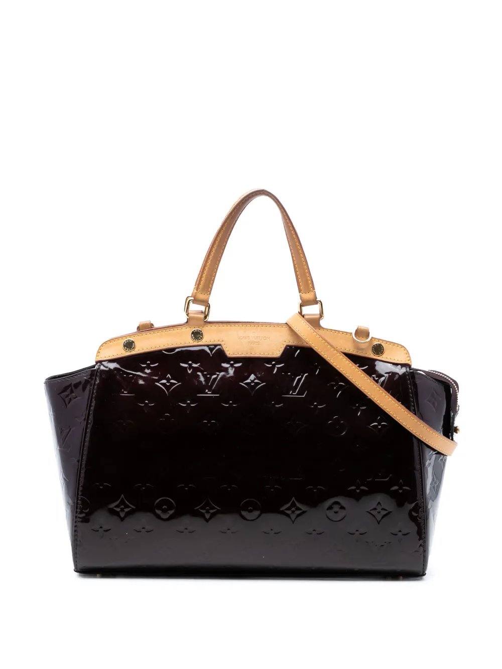 Louis Vuitton Pre-Owned 2012 Monogram Vernis Brea MM satchel - Viola