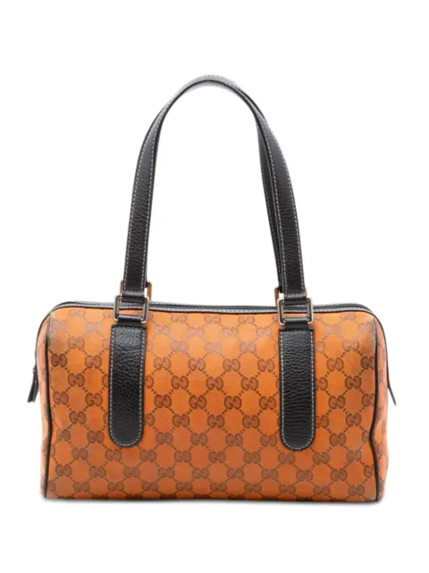 Gucci Pre-Owned GG 帆布波士顿包（2016-2026年典藏款）