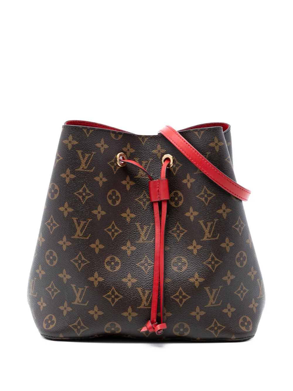Louis Vuitton Pre-Owned 2018 Monogram Neonoe MM bucket bag - Marrone