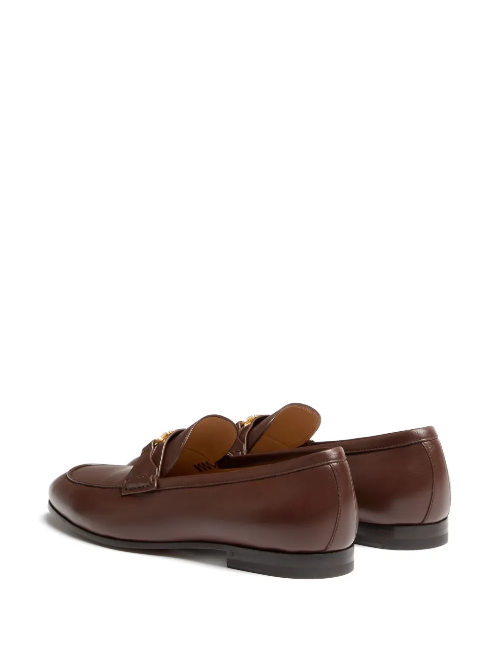 Valentino Garavani VLogo Signature nappa leren loafers Bruin