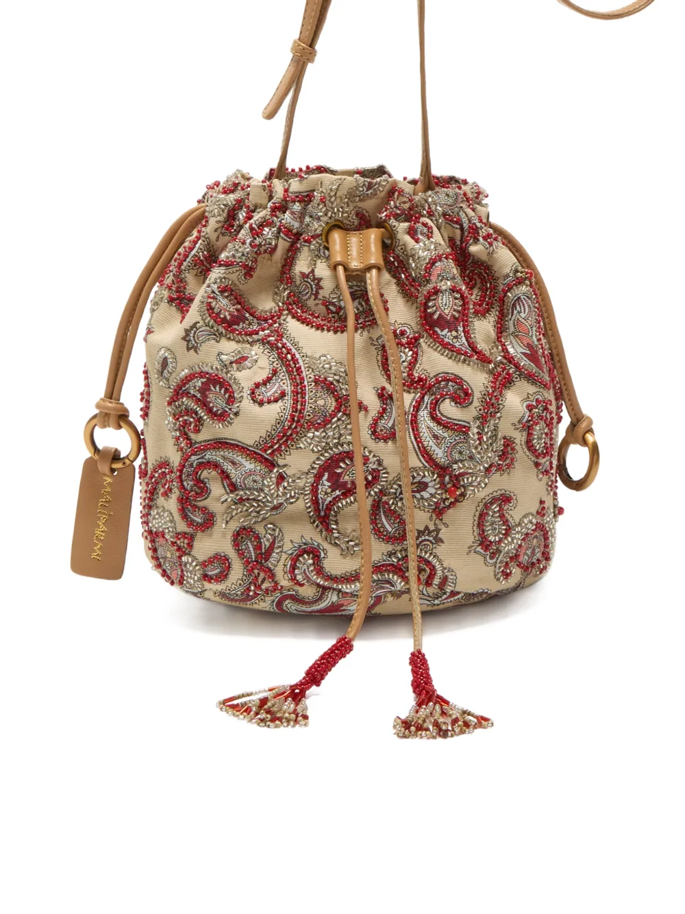  Maliparmi Borsa A Secchiello Con Stampa Paisley - Toni Neutri 