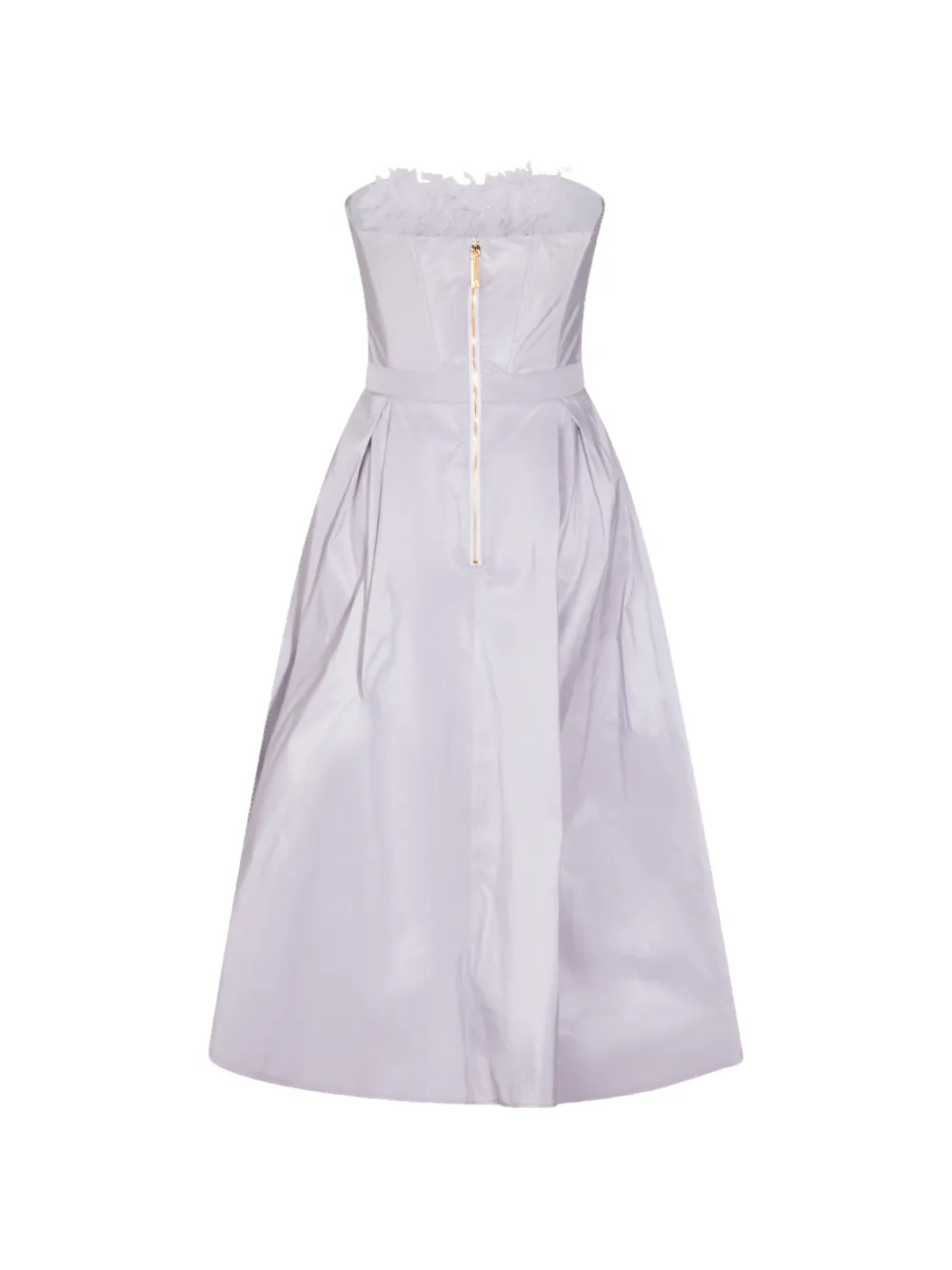 Elisabetta Franchi Strapless midi-jurk Paars