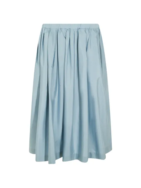 Nine In The Morning — pleated flared midi skirt