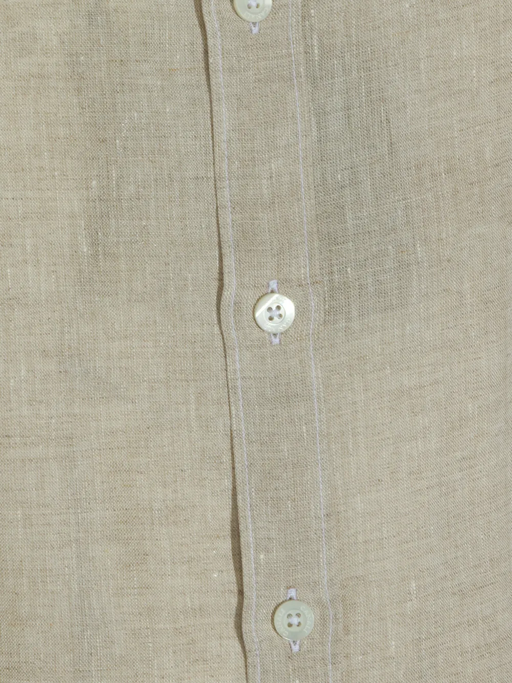 Canali Linnen overhemd Beige