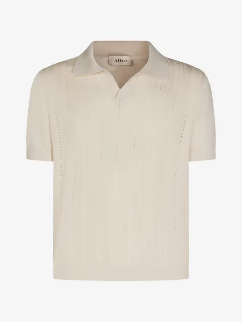 Altea t-shirt en maille pointelle