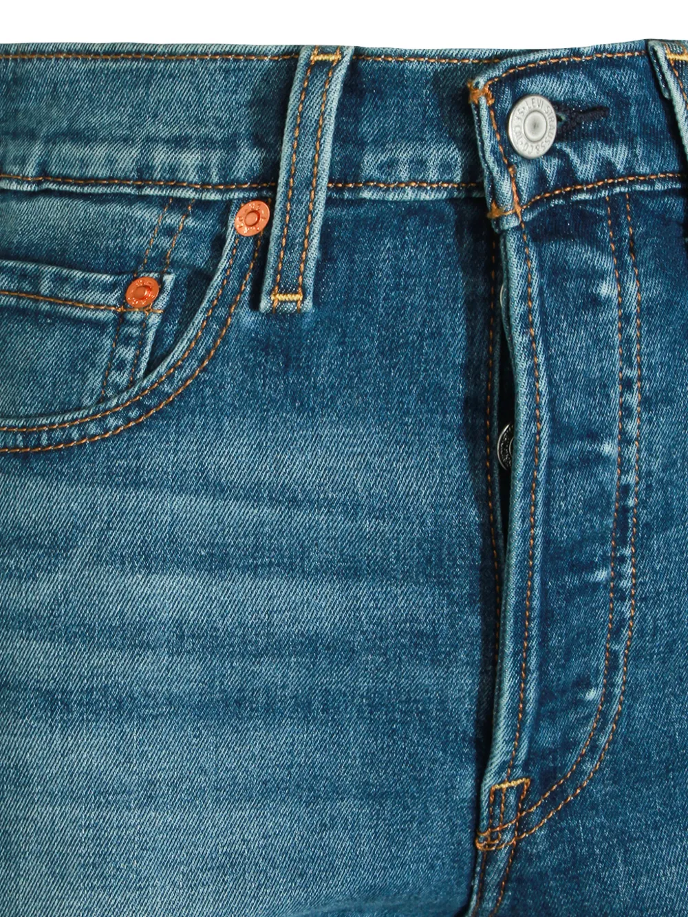 Levi's Ribcage straight jeans Blauw