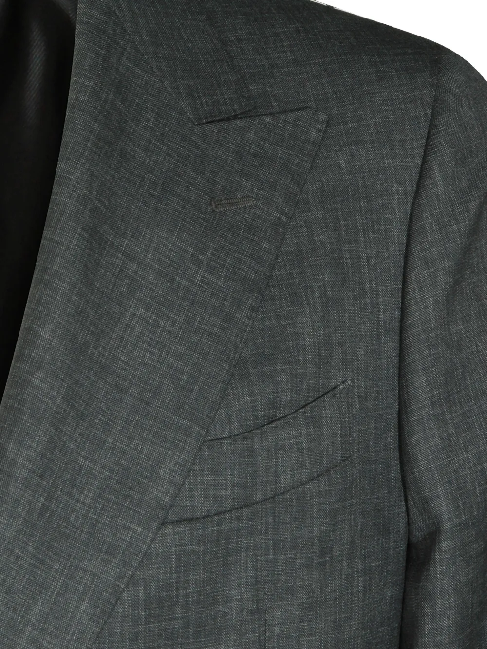 Canali Wollen pak met dubbele rij knopen Grijs