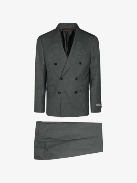 Canali double-breasted wool suit