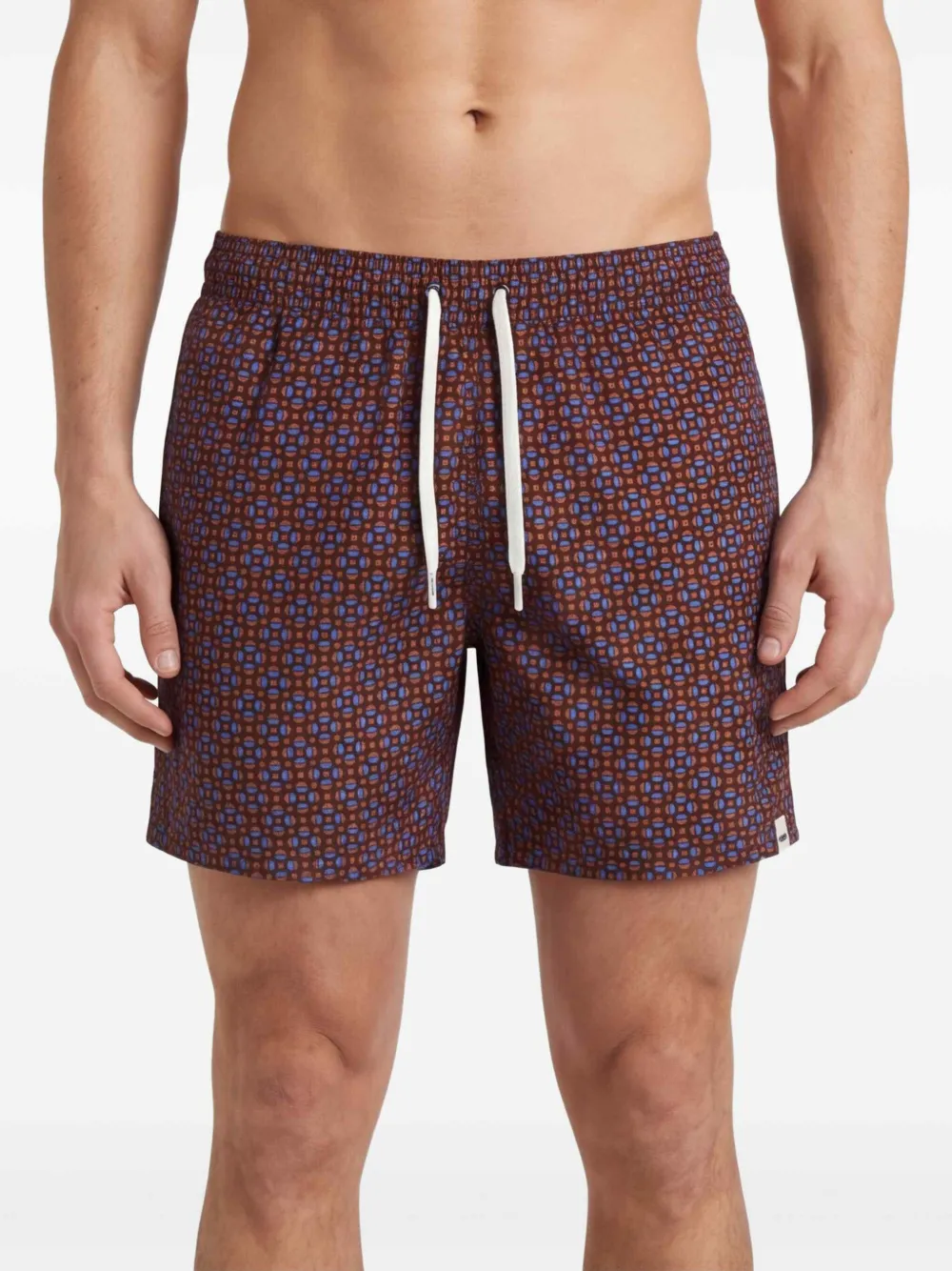 Altea Zwembroek met geometrische print Rood