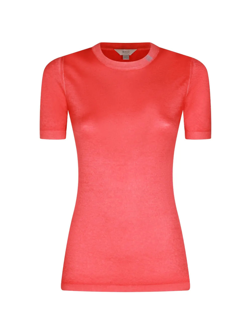 Malo Tavollozza short-sleeve cashmere sweater - Rosso