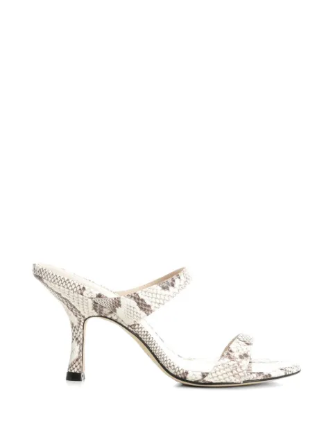 Stuart Weitzman Nudist Slide snakeskin-effect sandals