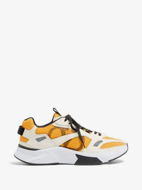 Valentino Garavani Demivee sneakers in mesh fabric with suede inserts
