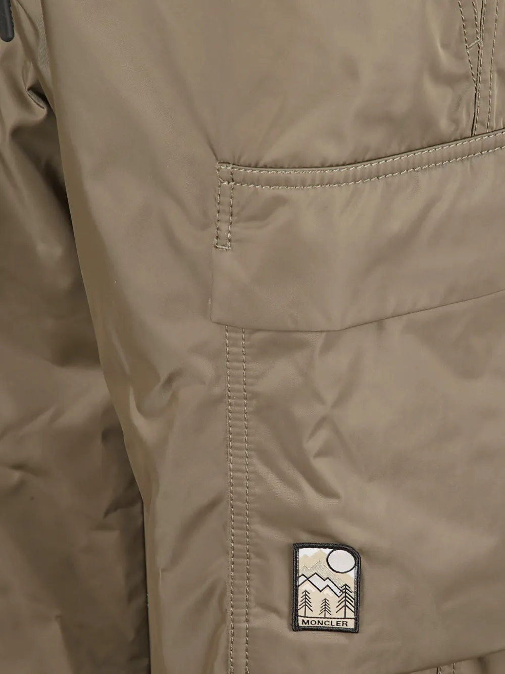 Moncler Grenoble Gewatteerde cargo broek Groen