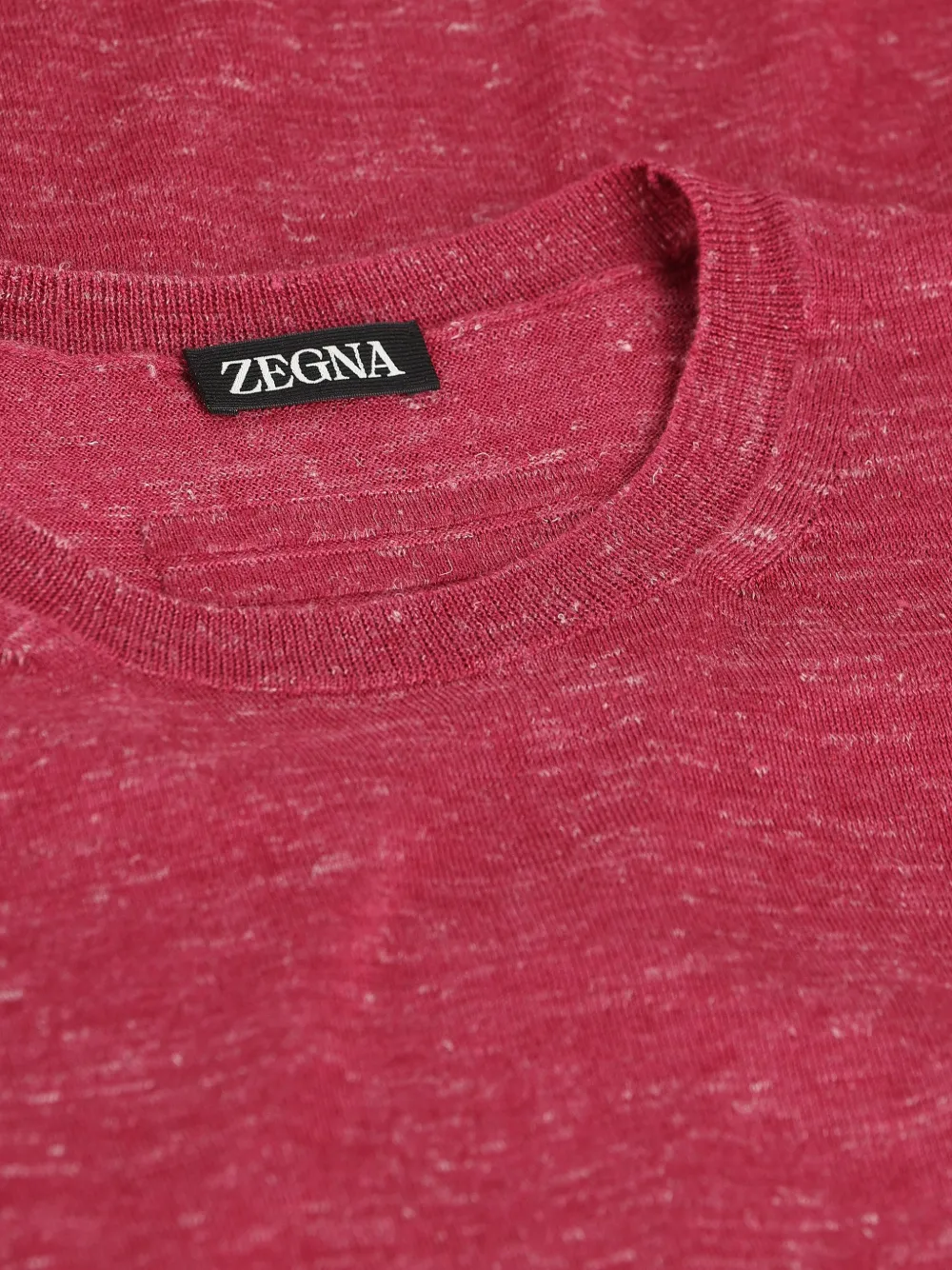 Zegna Trui met ronde hals Rood