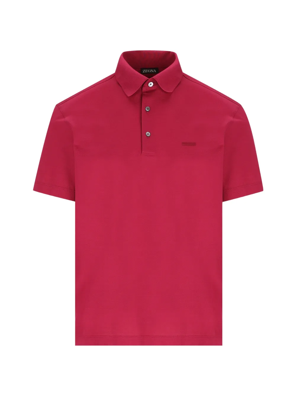 Zegna short-sleeve polo shirt - Rosso