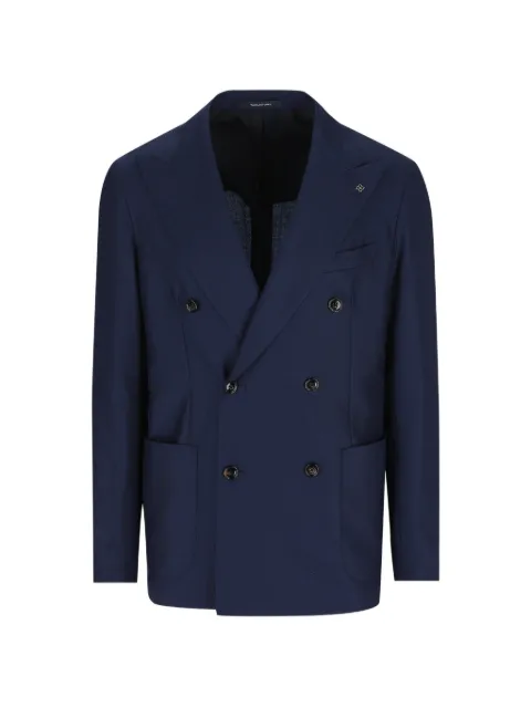 Tagliatore double-breasted peak-lapel jacket
