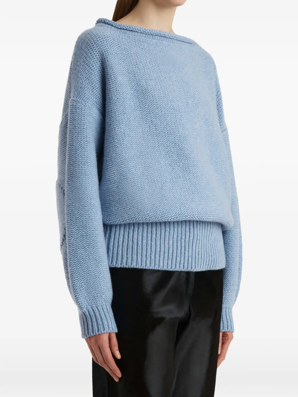 KHAITE Jonte trui Blauw