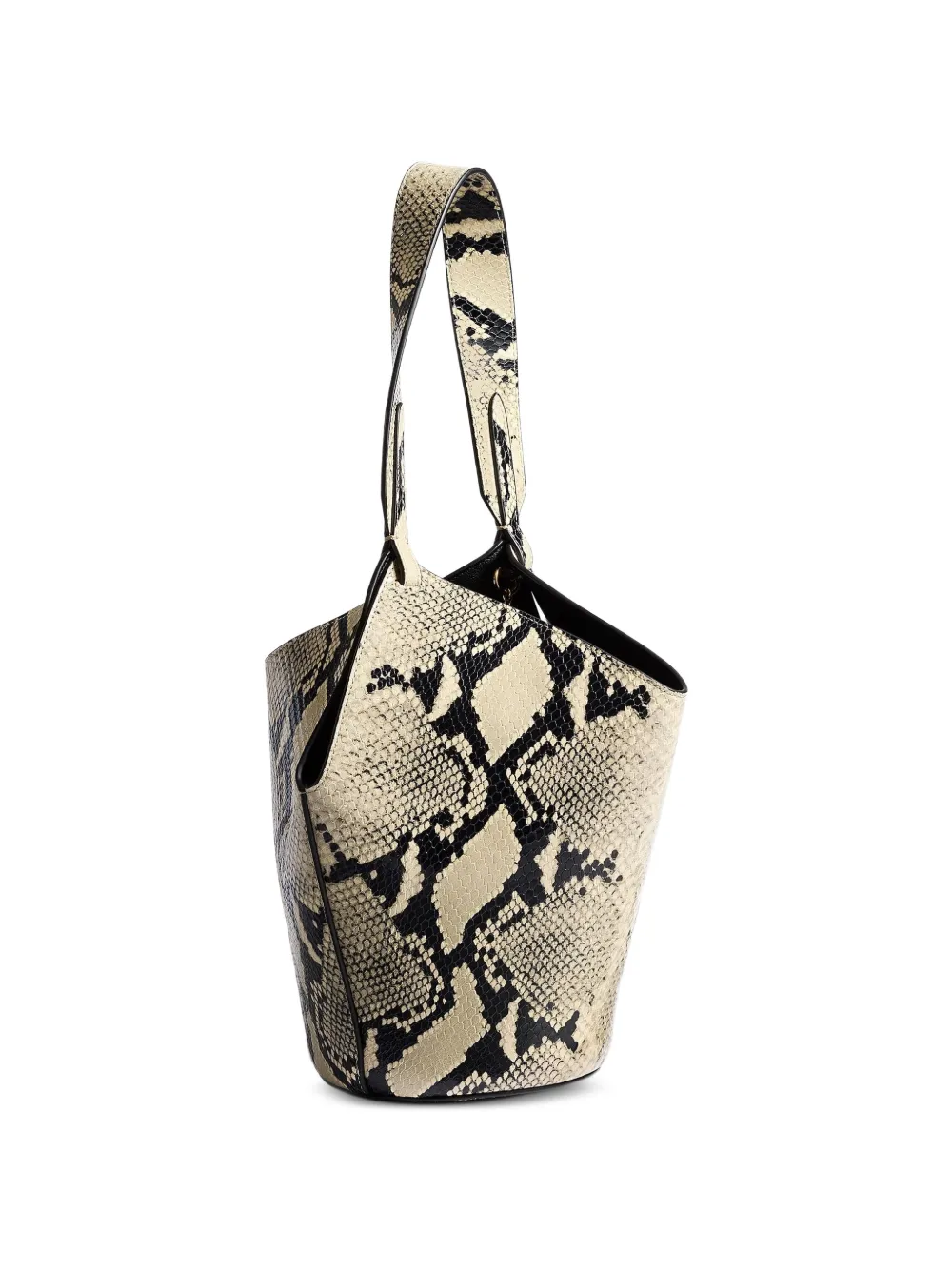 KHAITE Lotus kleine shopper Beige