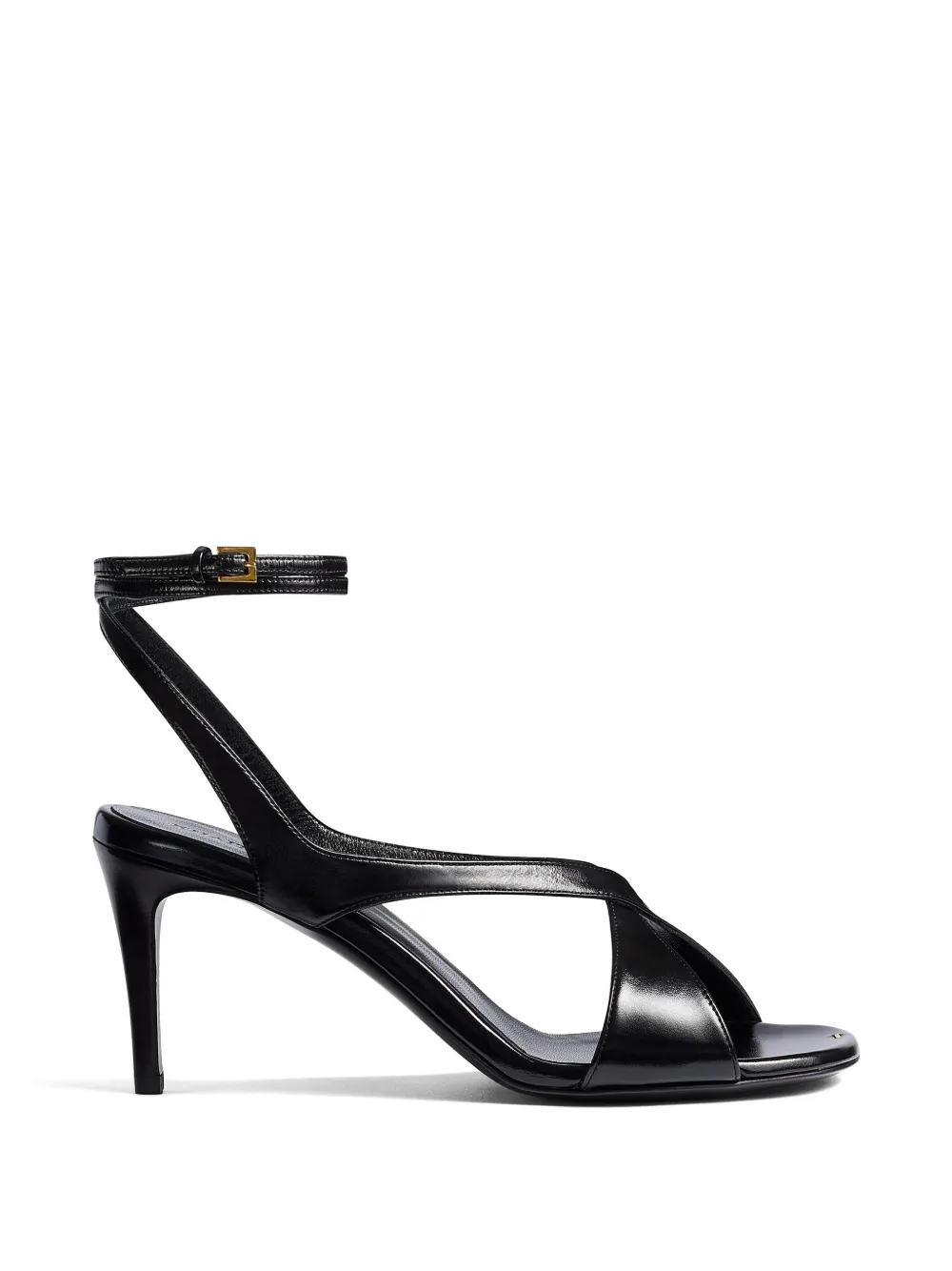 Khaite Liria Ankle Strap Sandals In Black