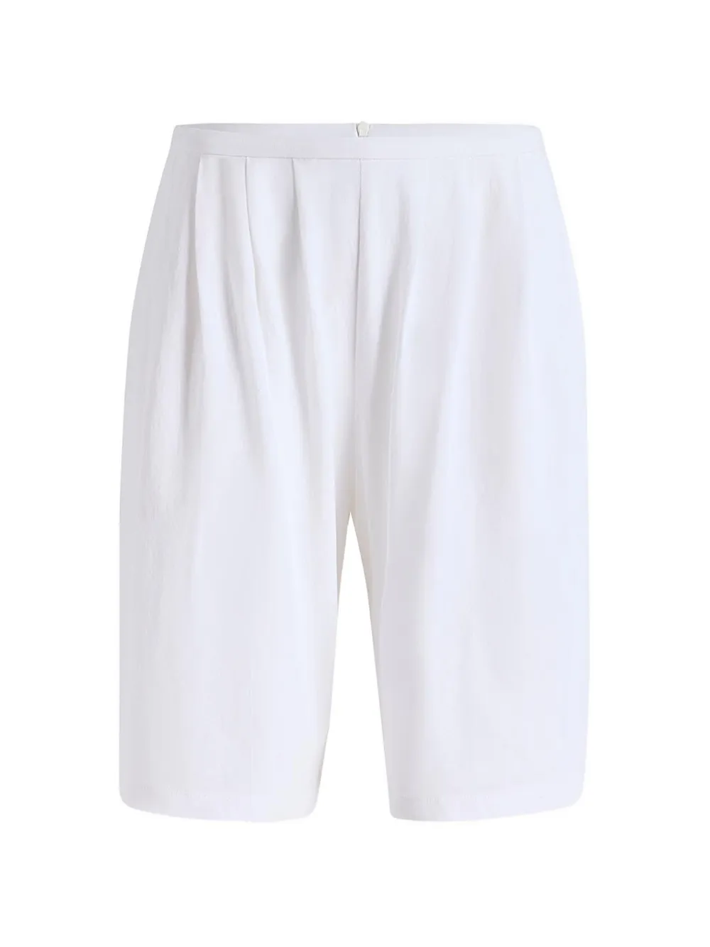KHAITE Poppy cotton shorts - White