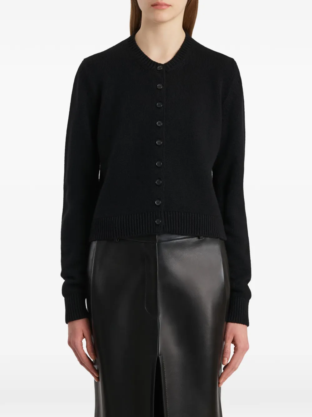 KHAITE Everheart vest Zwart