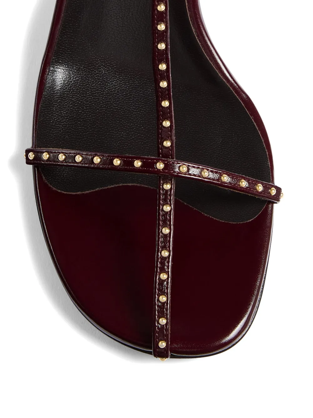 KHAITE Gekooide sandalen Rood