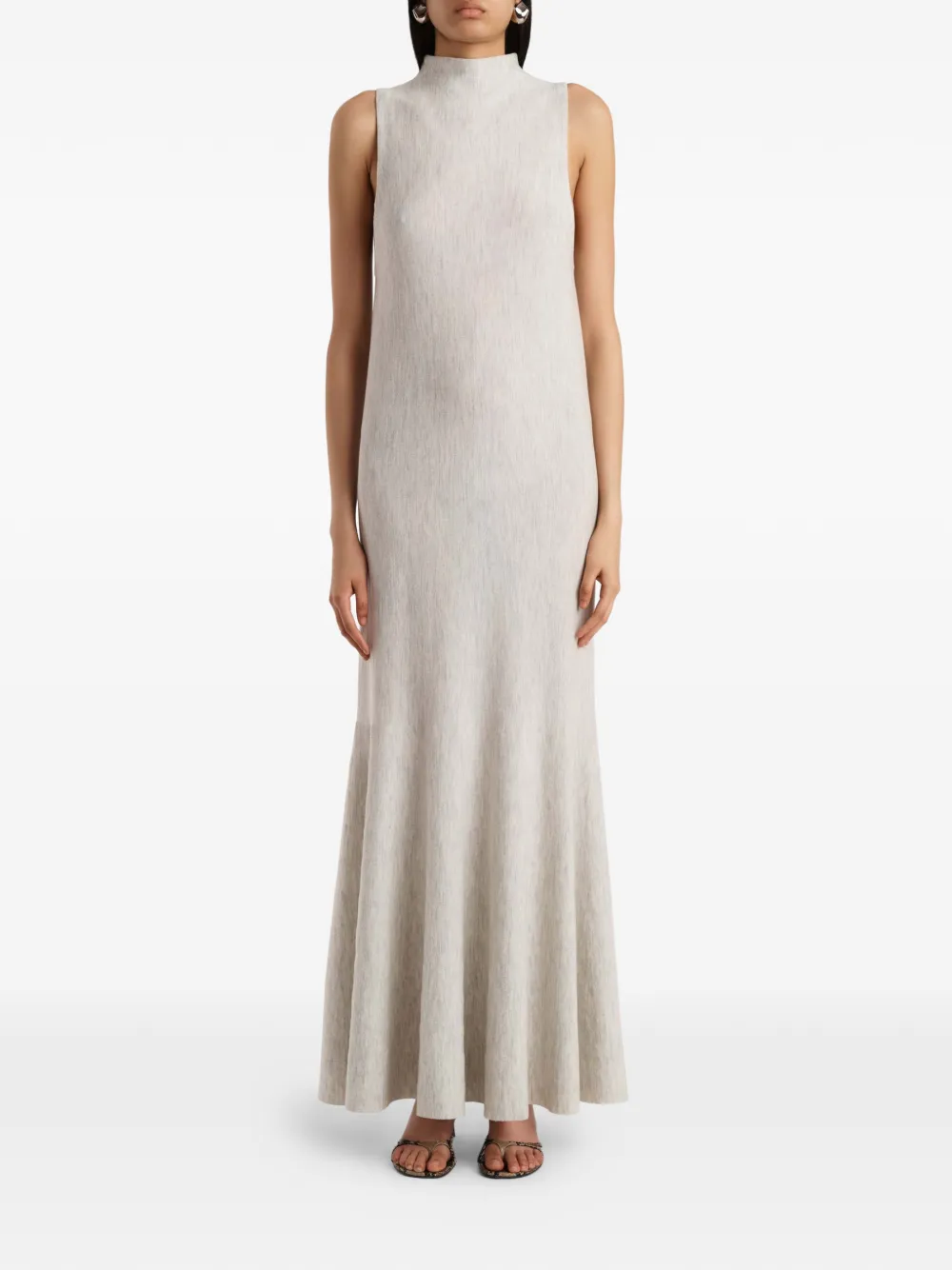 KHAITE Margo jurk Beige