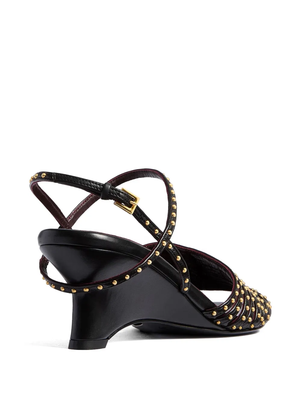 KHAITE Drew sandalen Zwart