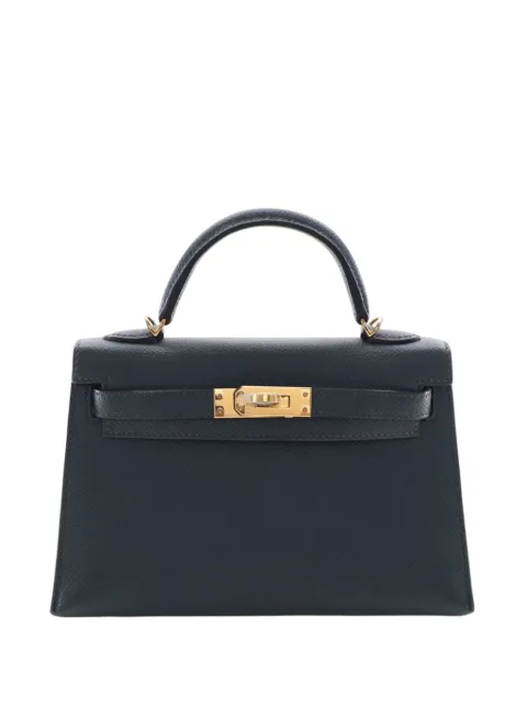 Hermès Pre-Owned 2021 Mini Epsom Kelly II Sellier 20 satchel