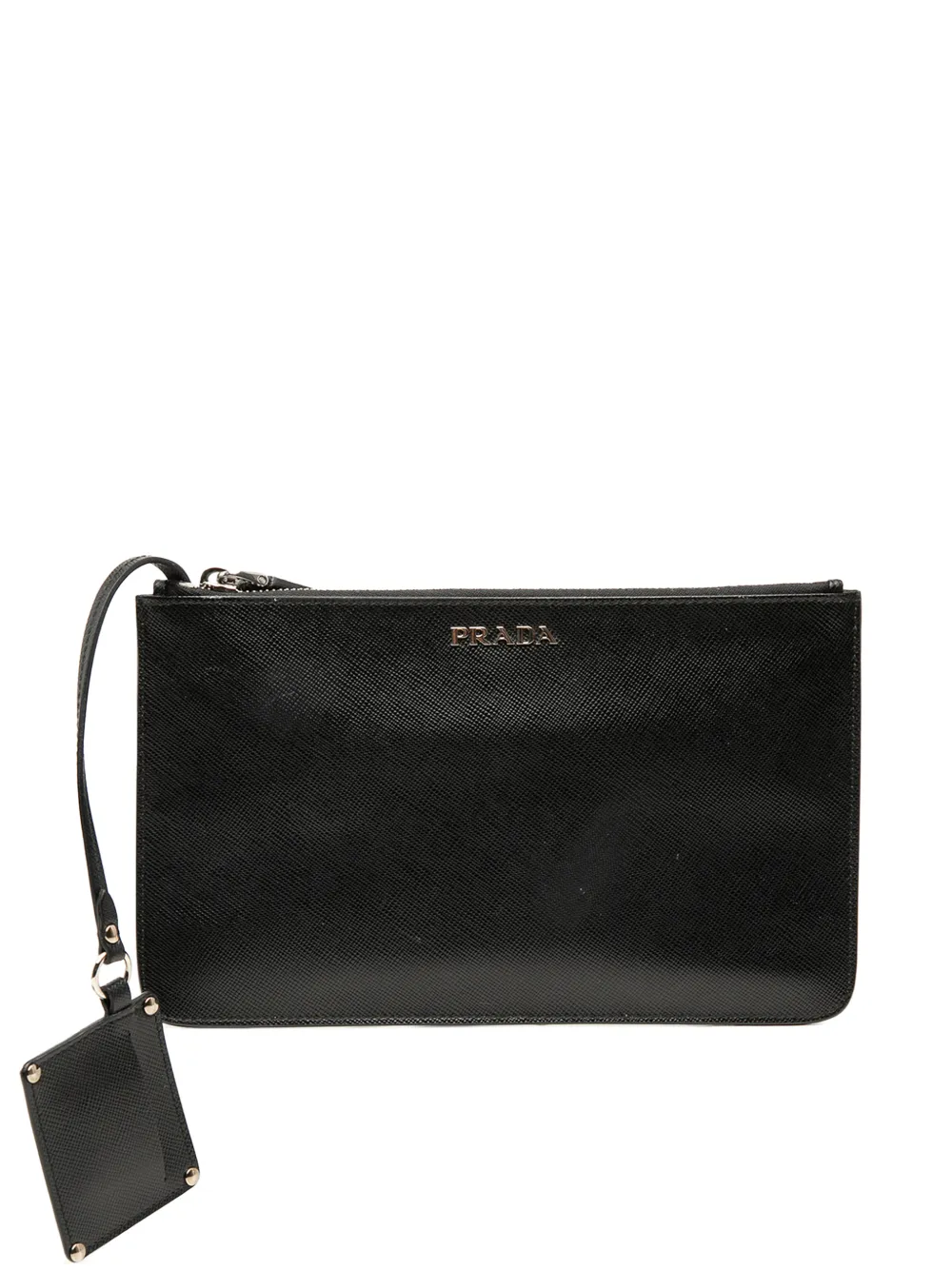 Prada Pre-Owned 2010-2026 Saffiano pouch - Schwarz