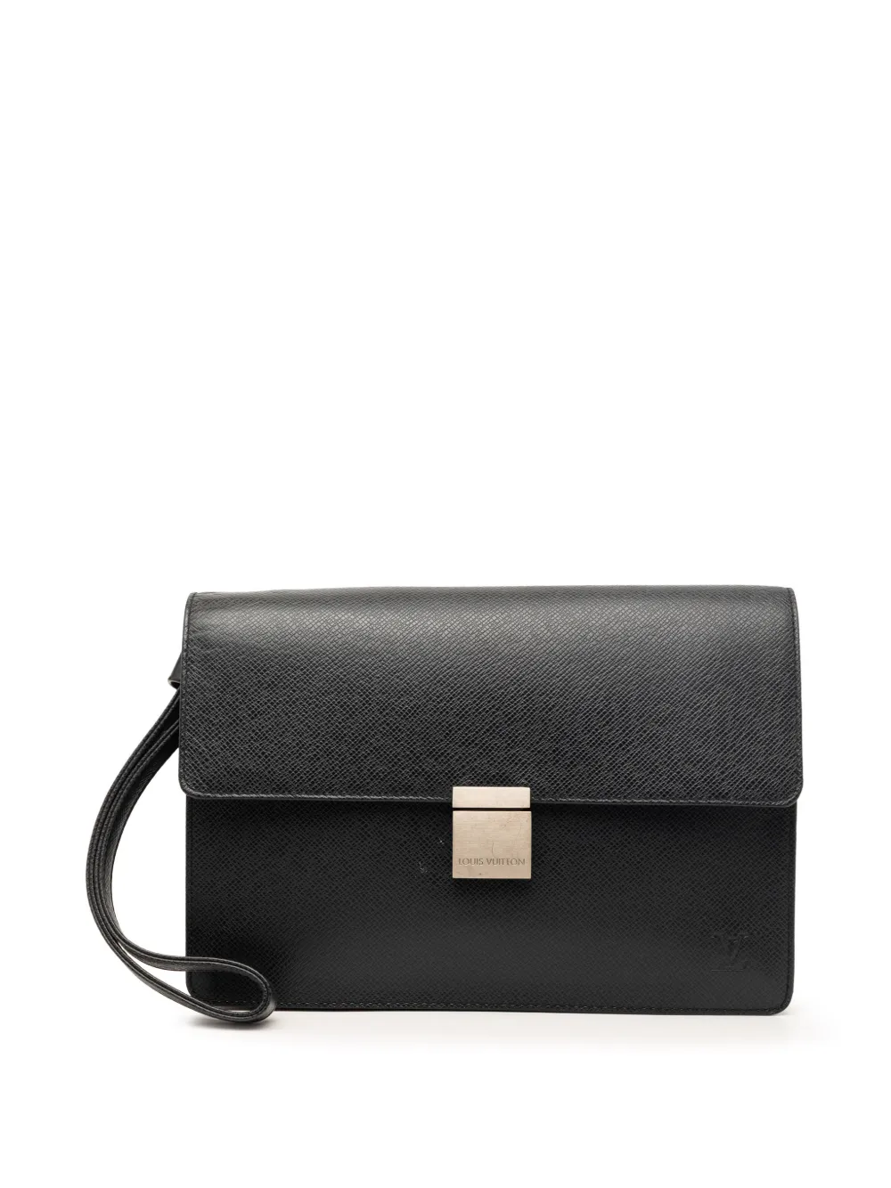 Louis Vuitton Pre-Owned 2001 Taiga Selenga clutch bag - Nero