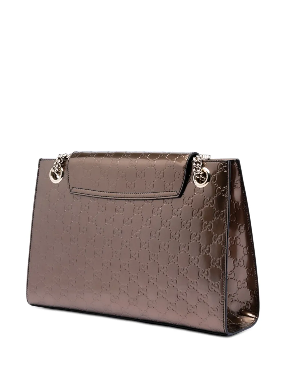  Gucci Pre-owned Borsa A Spalla Guccissima Emily Grande 2016-2025 - Marrone 