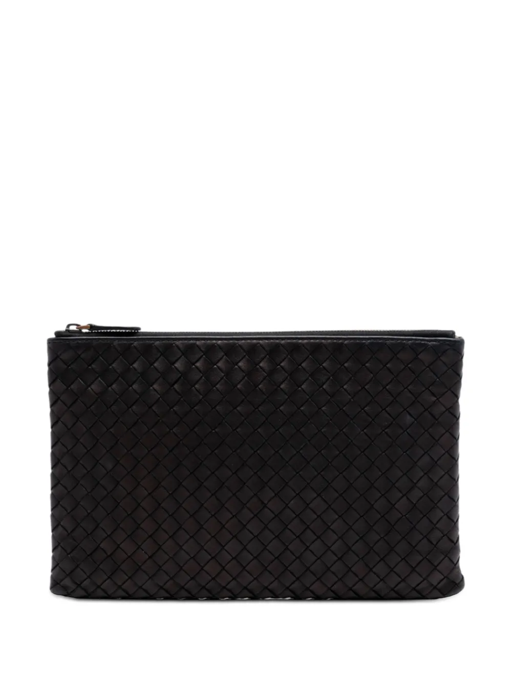 Bottega Veneta Pre-Owned 2012-2026 Nappa Intrecciato clutch bag - Braun