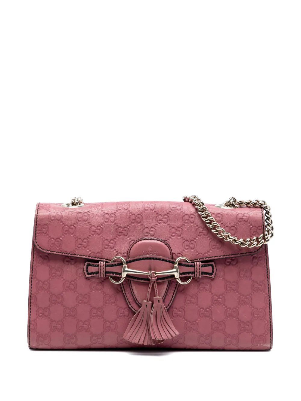 Gucci Pre-Owned 2016-2026 Medium Guccissima Emily shoulder bag - Rosa