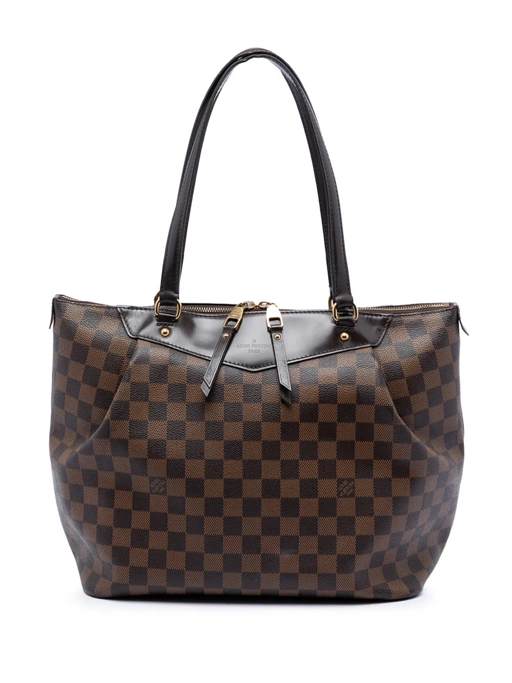 Louis Vuitton Pre-Owned 2012 Damier Ebene Westminster GM shoulder bag - Braun