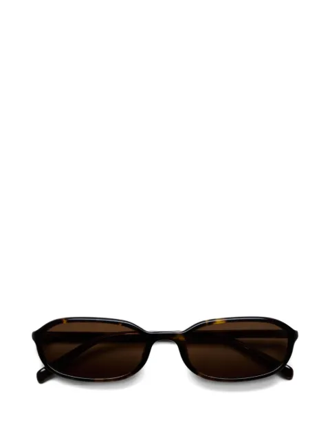 Chimi Edith tortoiseshell-effect oval-frame sunglasses