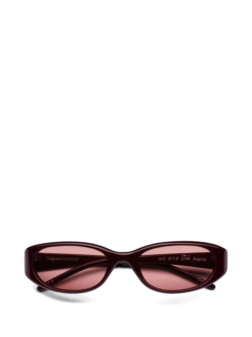 Chimi Dele oval-frame sunglasses - Marrone