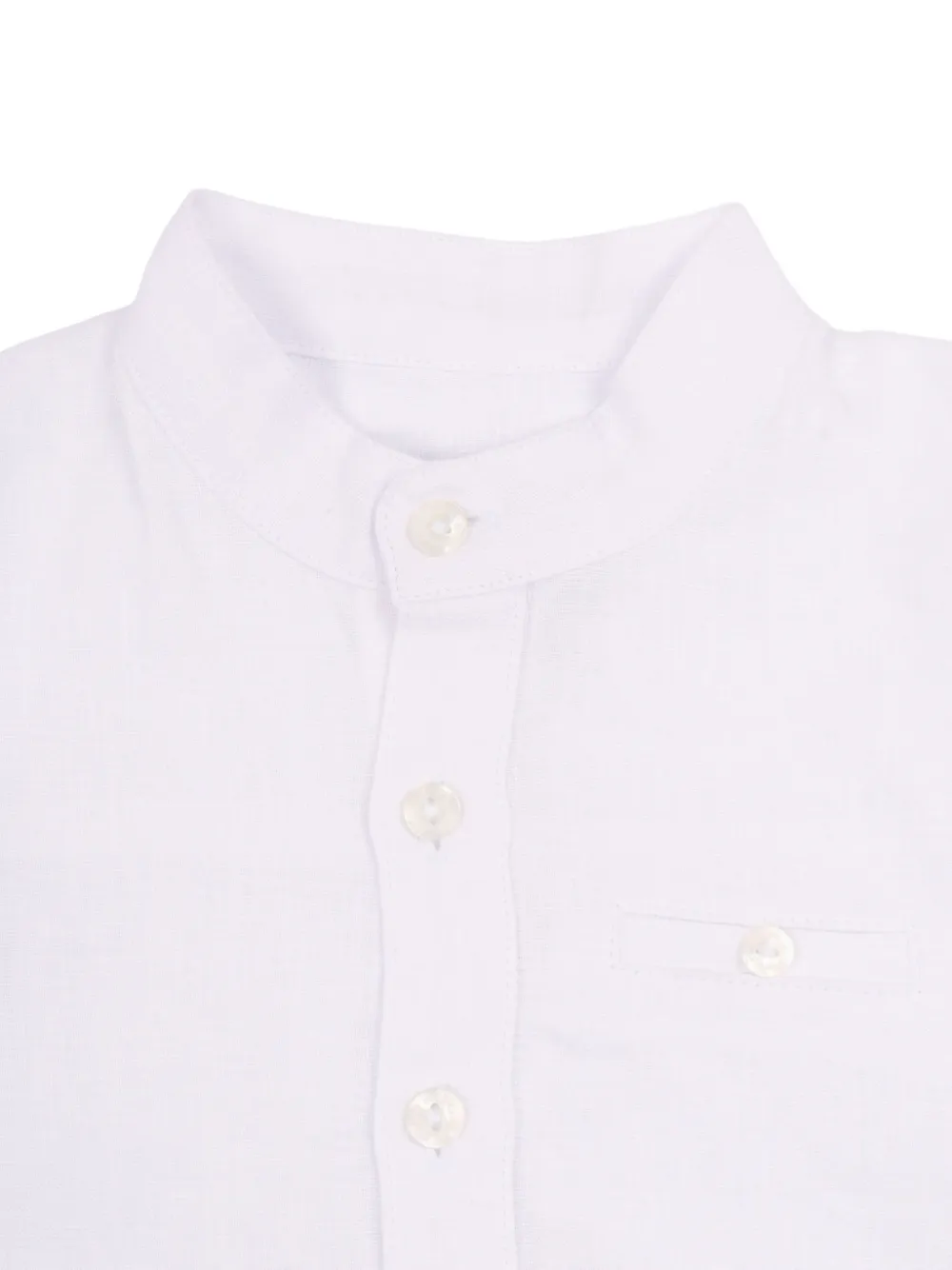 Tartine Et Chocolat Shirt met bandkraag Wit