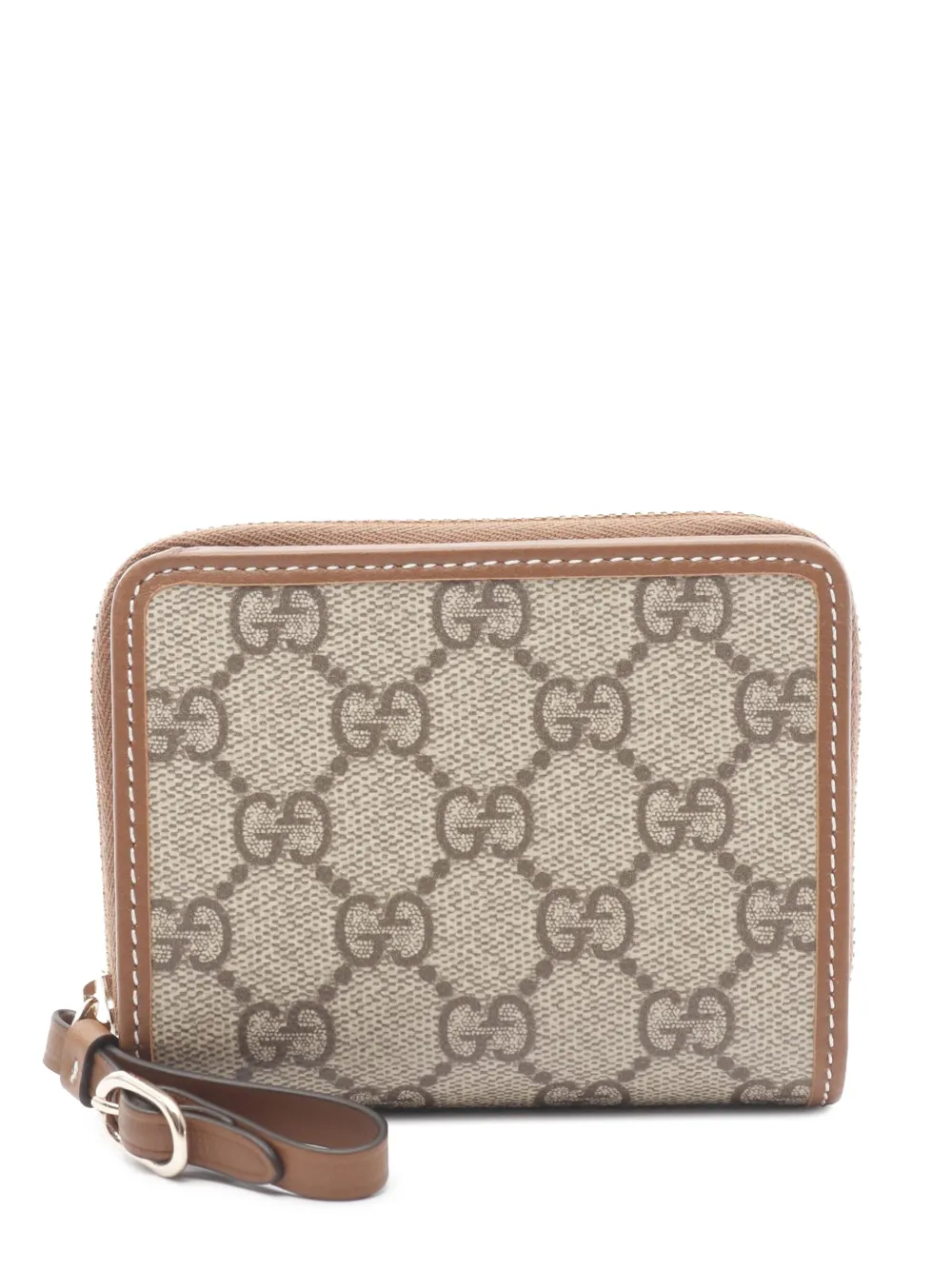 Gucci Pre-Owned 2016-2026 GG Surpeme Wallet small wallets - Marrone