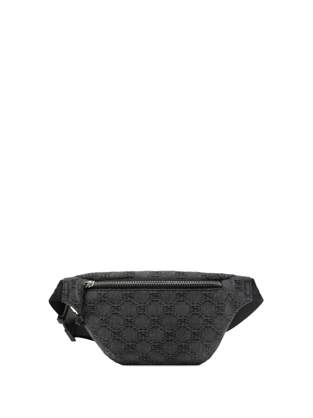 Gucci Pre-Owned 2000-2015 Kids GG Denim belt bag - Grigio