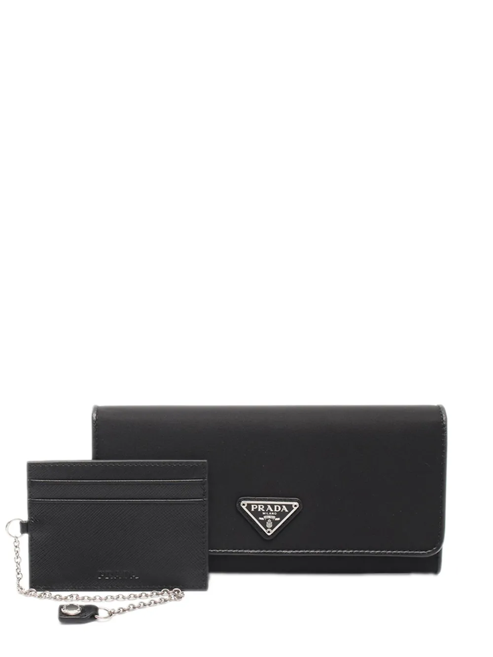 Prada Pre-Owned 2000-2013 Tessuto Wallet long wallets - Nero