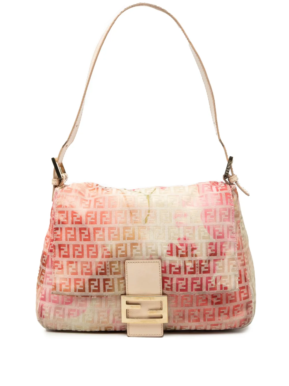 Fendi Pre-Owned 2010-2025 Zucchino Canvas Floral Mamma Forever shoulder bag - Rosa