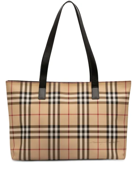 Burberry Pre-Owned 2000-2017 House Check Canvas tote bag